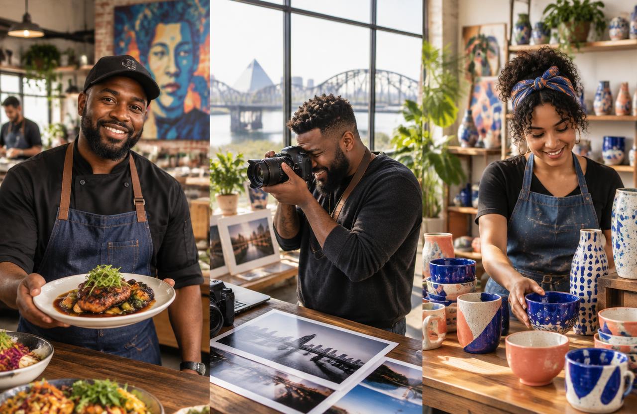 Memphis-inspired makers working across food, photography and ceramics
